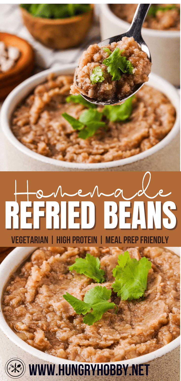 homemade refried beans