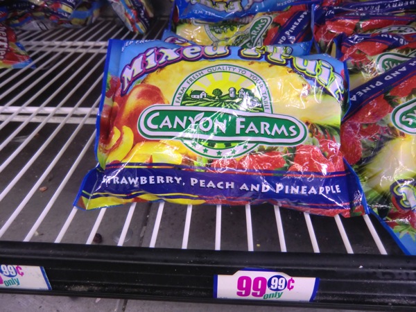 Frozen fruit
