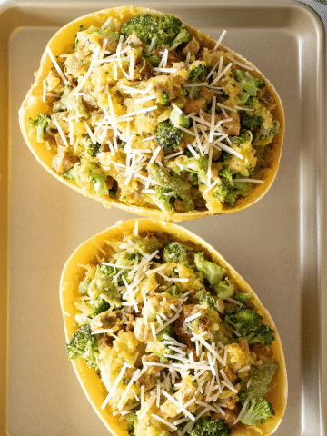 pesto spaghetti squash