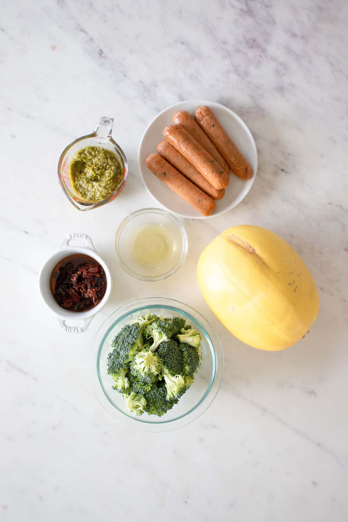 pesto spaghetti squash ingredients