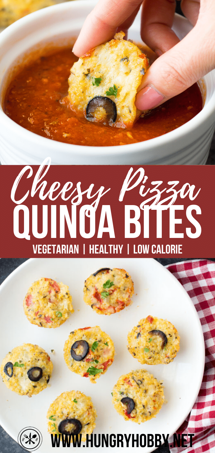 pizza quinoa bites pin