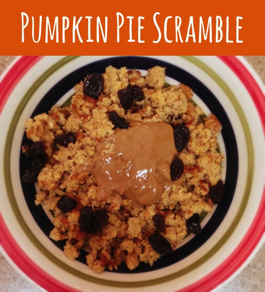 Pumpkin Pie Breakfast Scramble