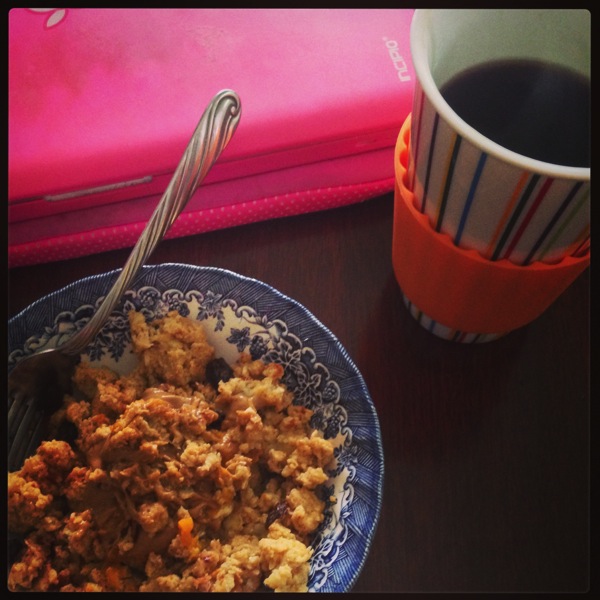 Pumpkin pie scramble  pumpkin coffee