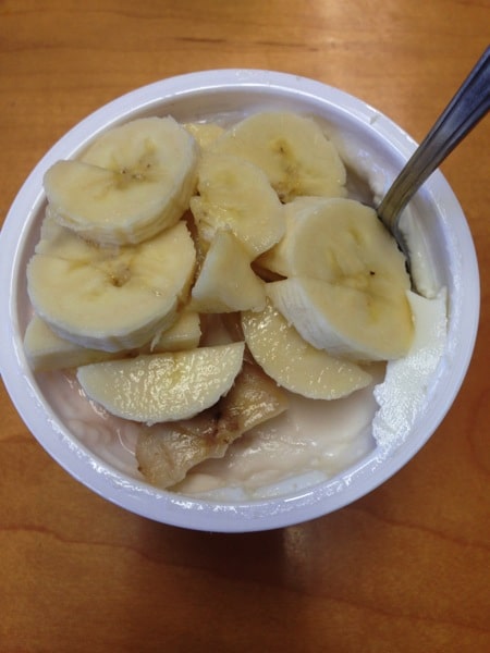 Chobani bananas