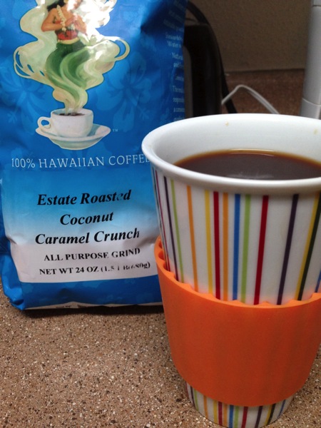 Coconut caramel crunch coffee