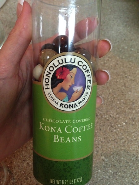 Kona coffee beans