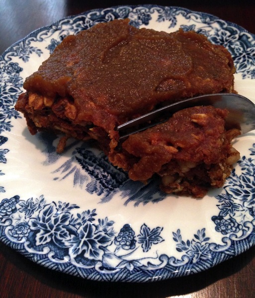 Pumpkin apple quinoa bar