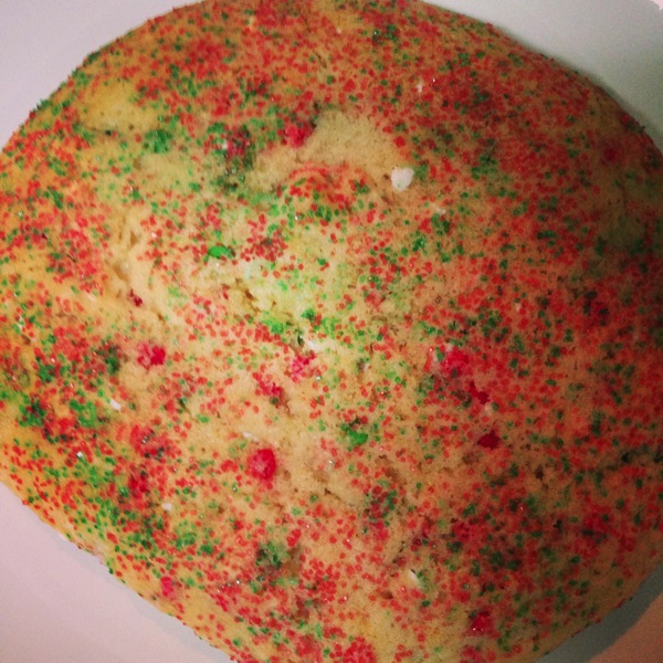 Giant sugar cookie