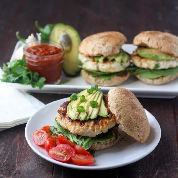 Jalapeno & Cheddar Turkey Burgers - Gluten Free, Healthy