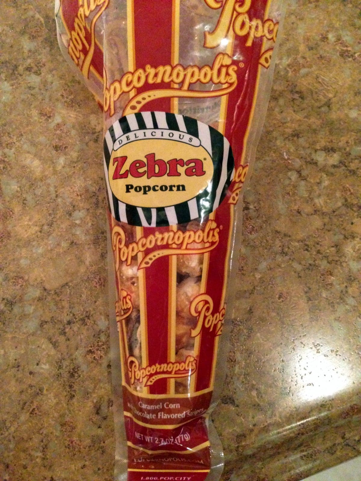 zebra popcorn