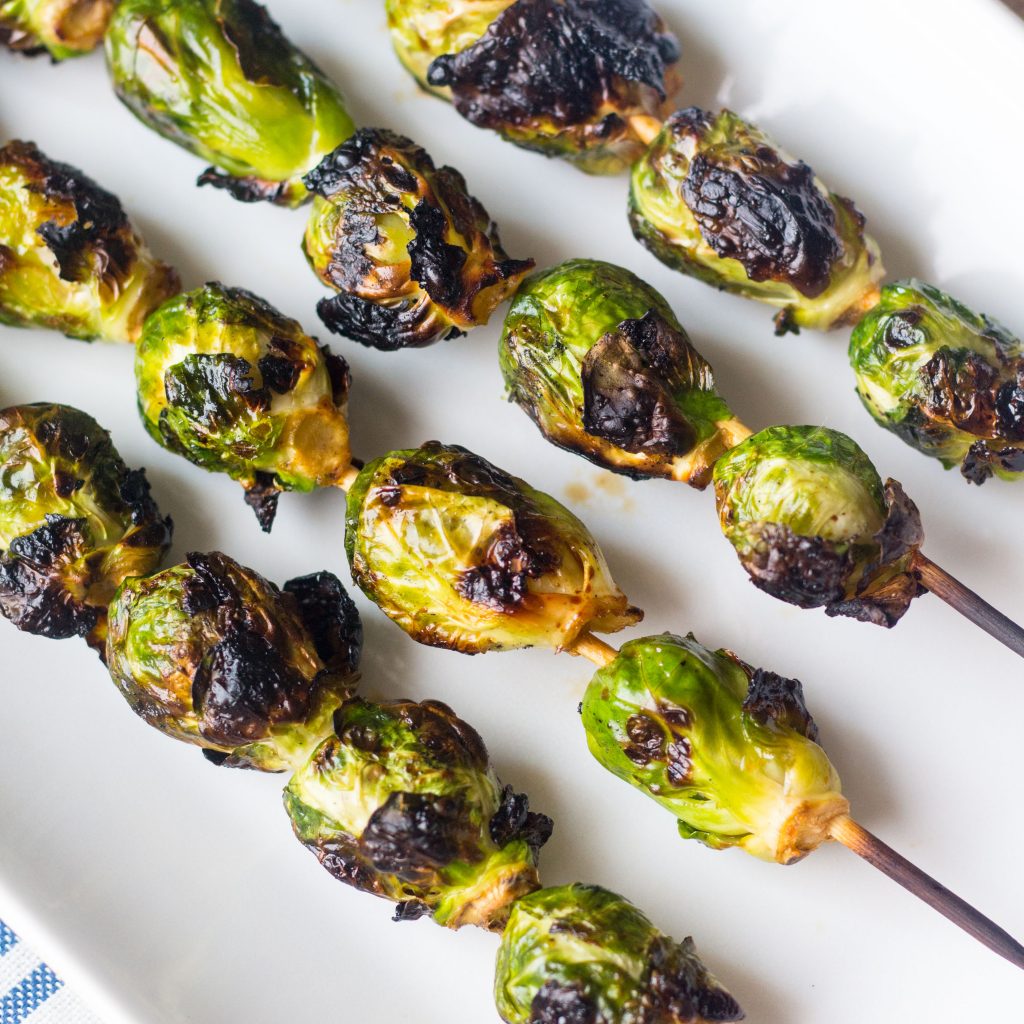 10 Healthy Grilling Tips to Reduce Carcinogens + Grilled Brussels Sprouts