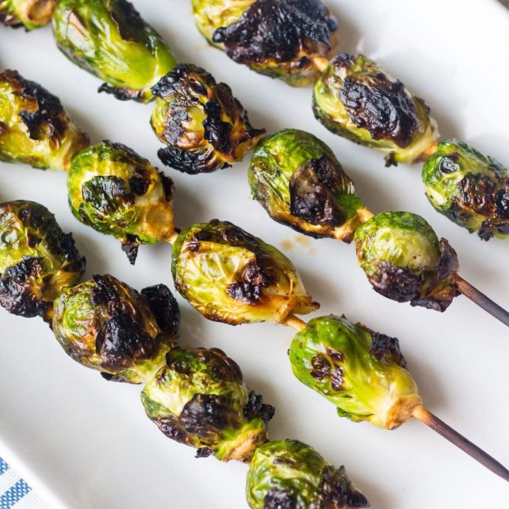 Image for Blood Orange Terriyaki Grilled Brussels Sprouts & 10 Easy Healthy Grilling Tips
