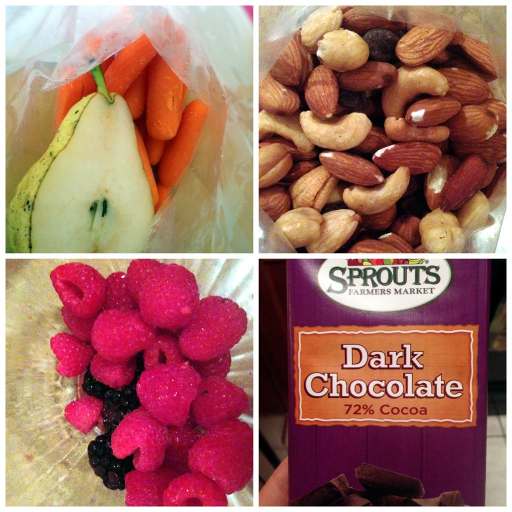 snacks collage