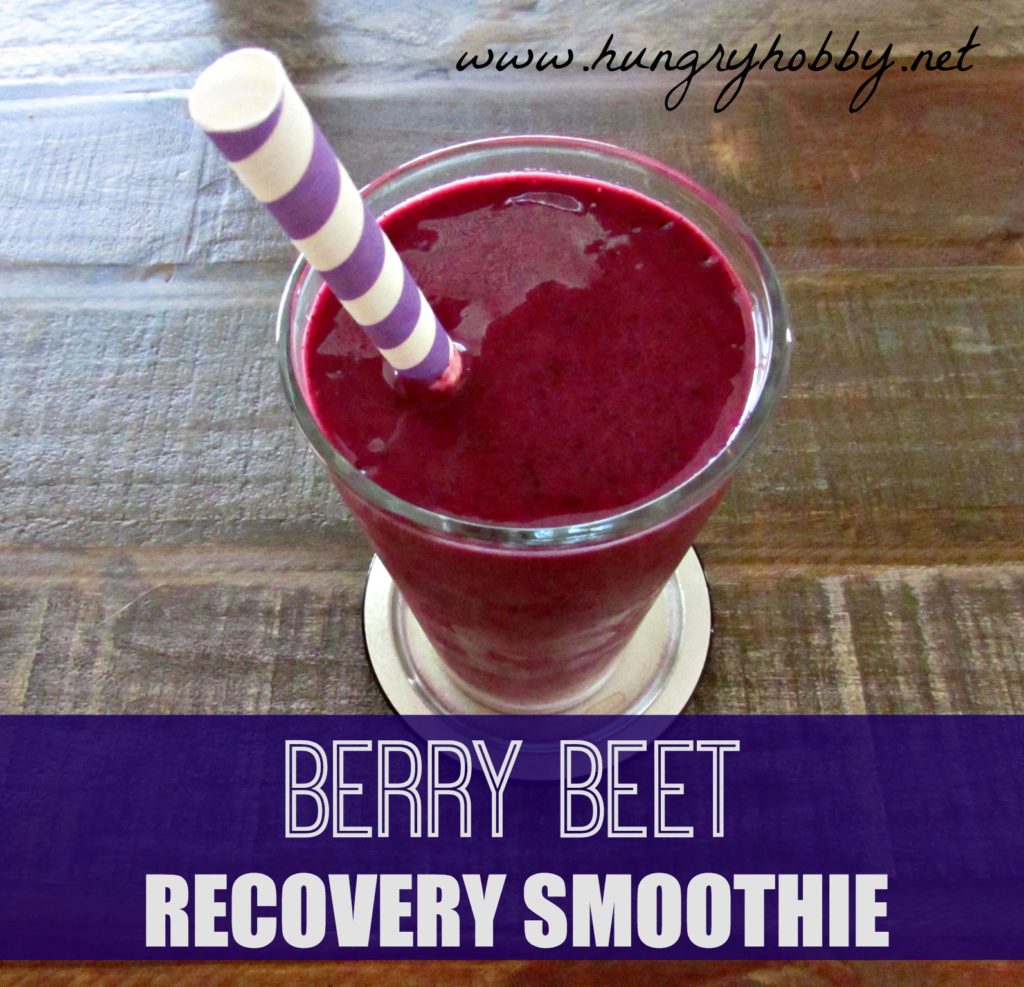 Berry Beet Recovery Smoothie www.hungryhobby.net