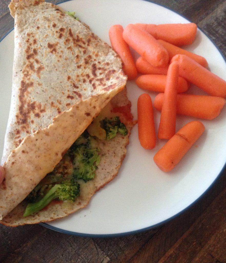 broccoli-quesadilla