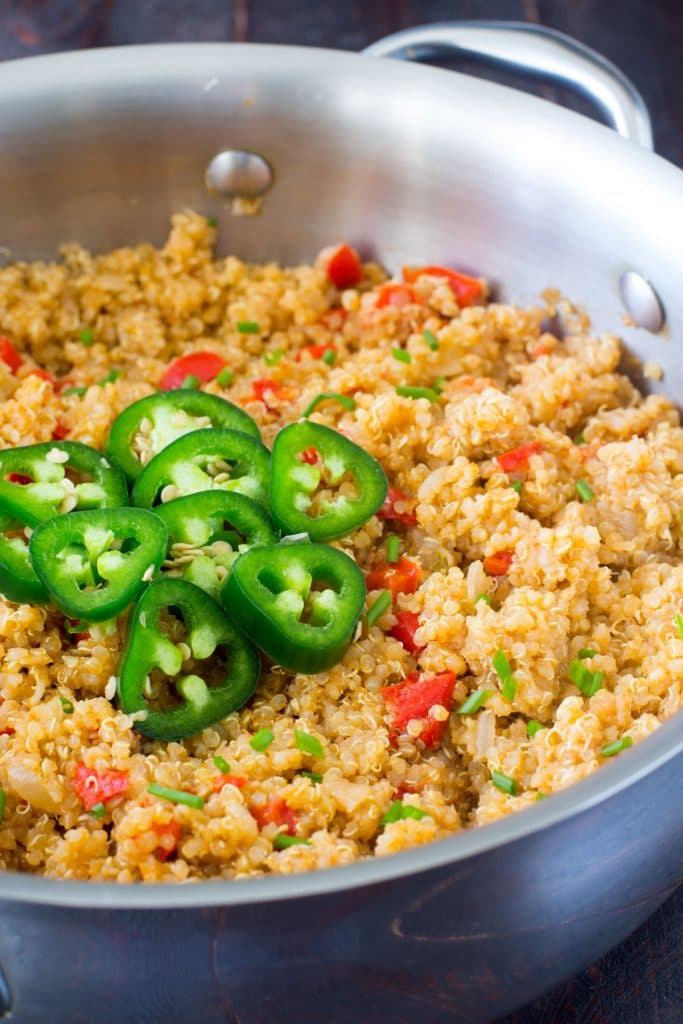 Spicy Quinoa Skillet - Hungry Hobby