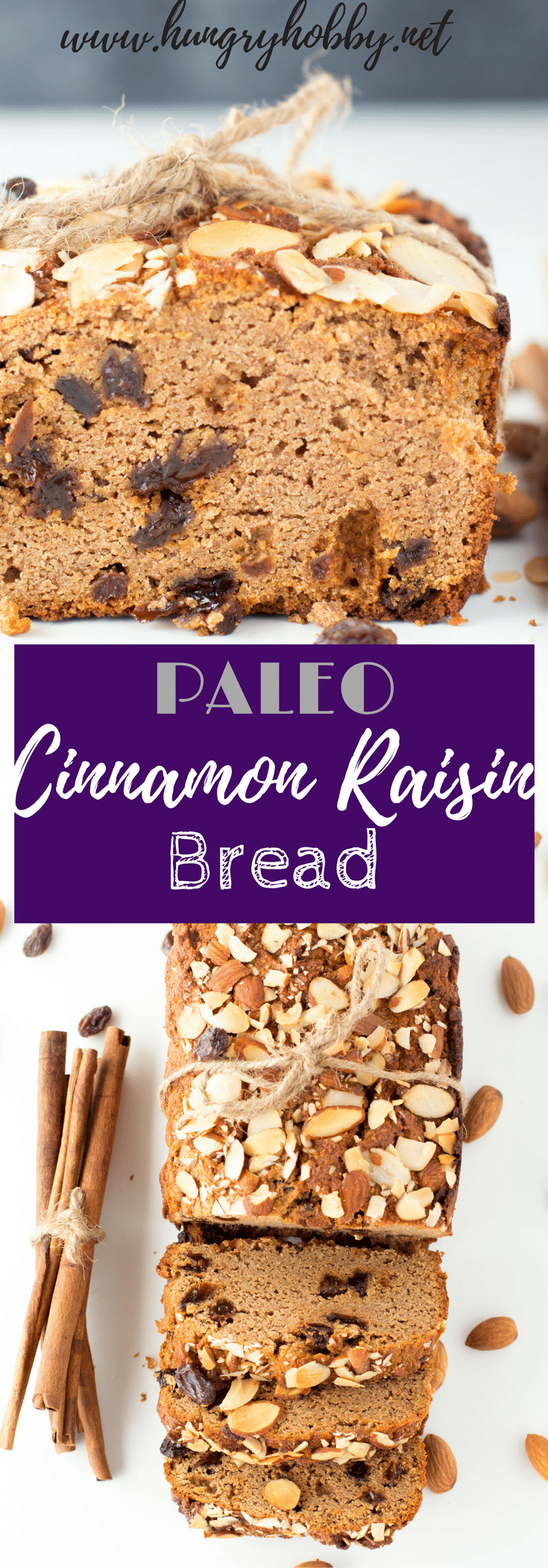 Paleo Cinnamon Raisin Bread Healthy Low Carb 1042