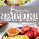 bacon zucchini quiche