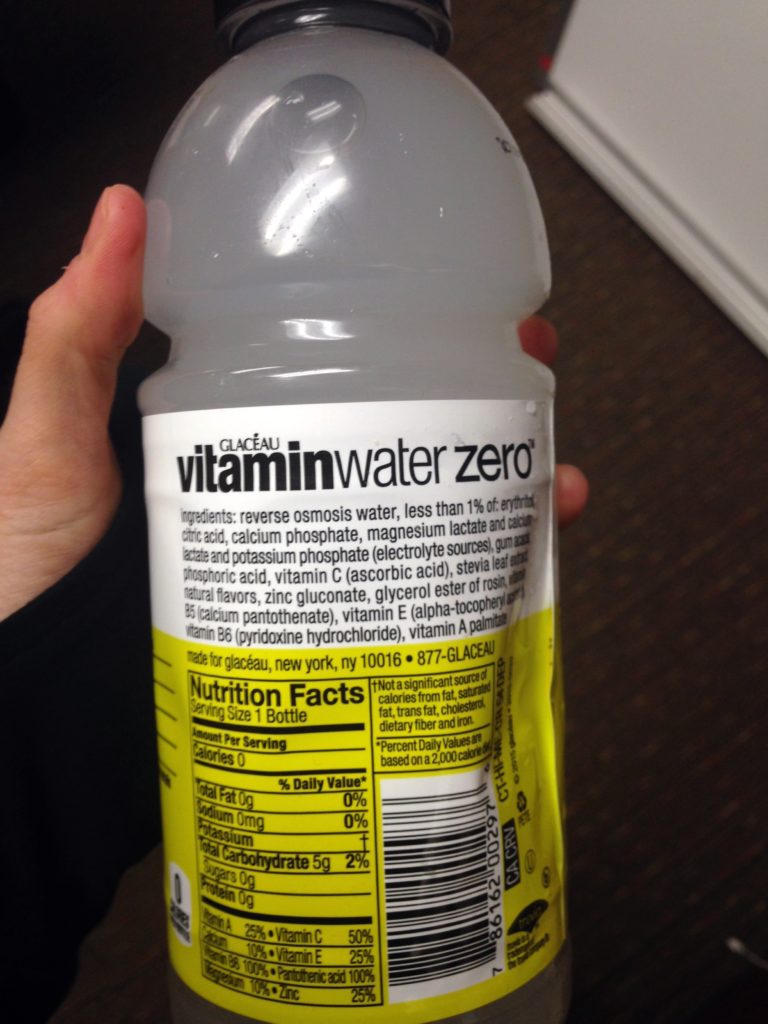 vitamin water zero