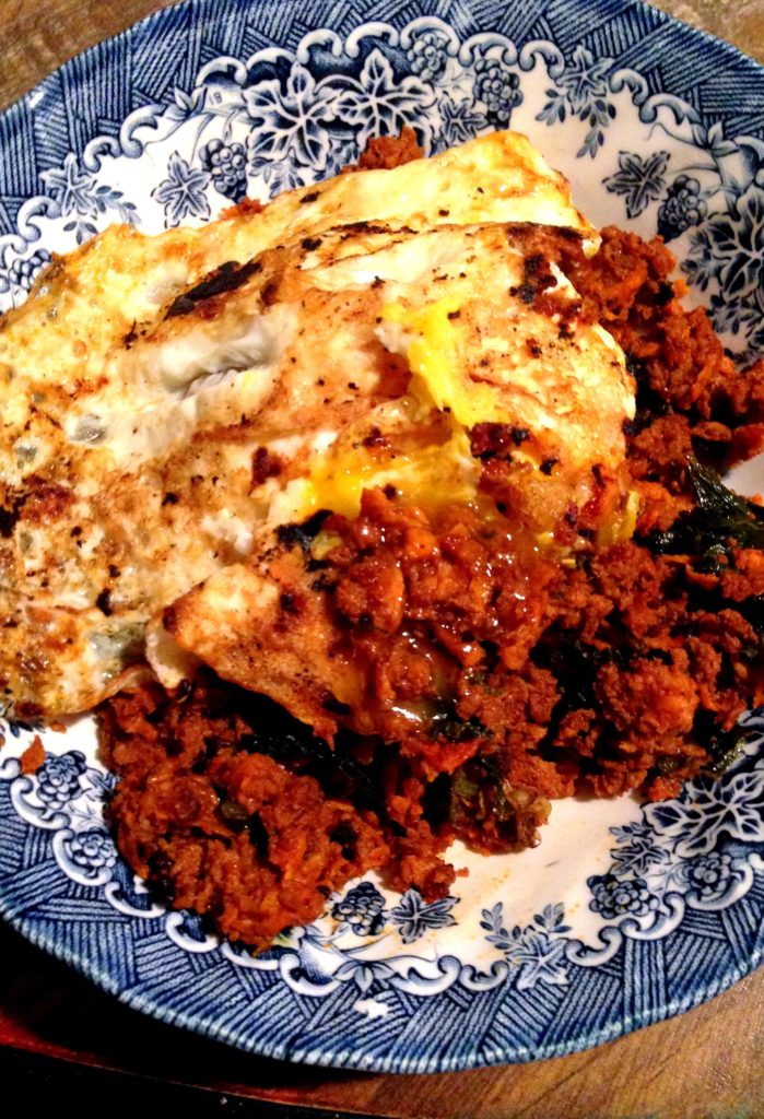 chorizo and egg