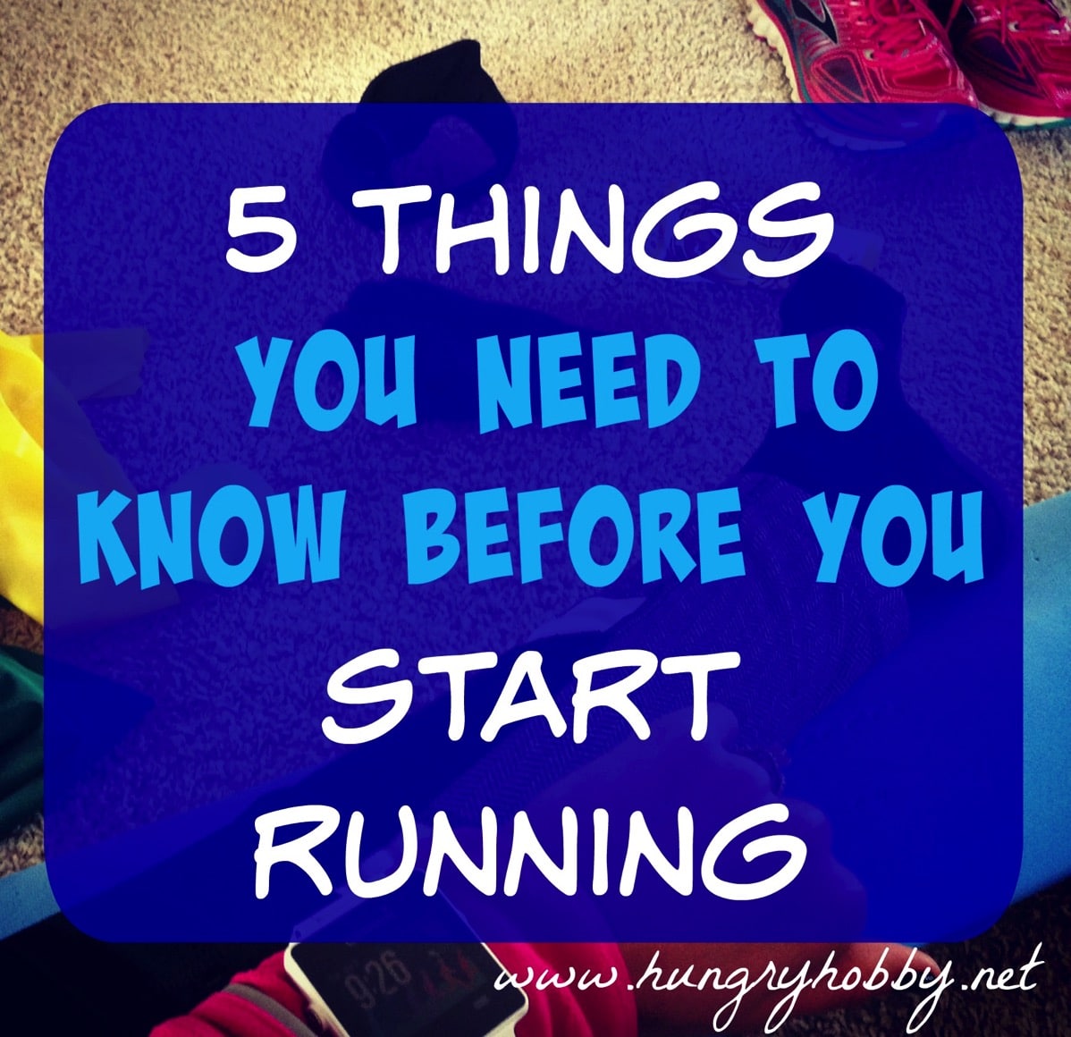 Before running