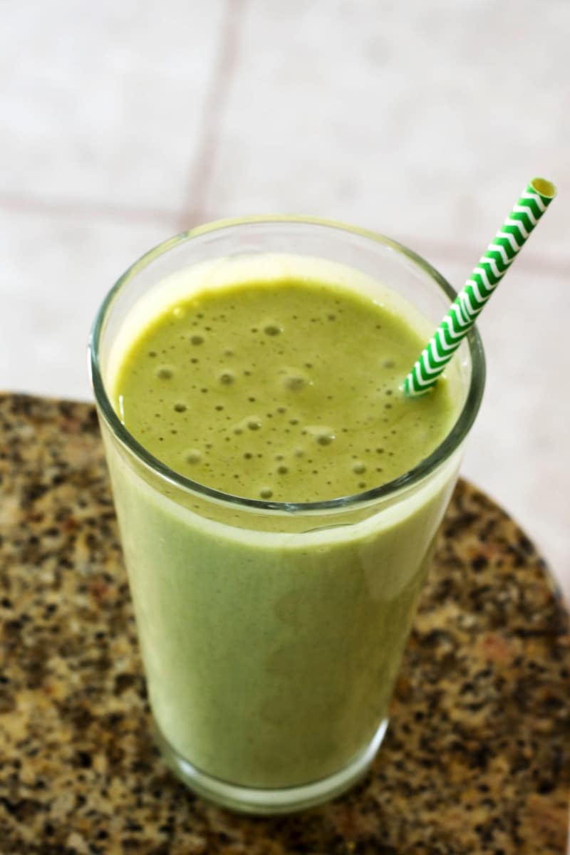Peanut Butter Green Smoothie 1529