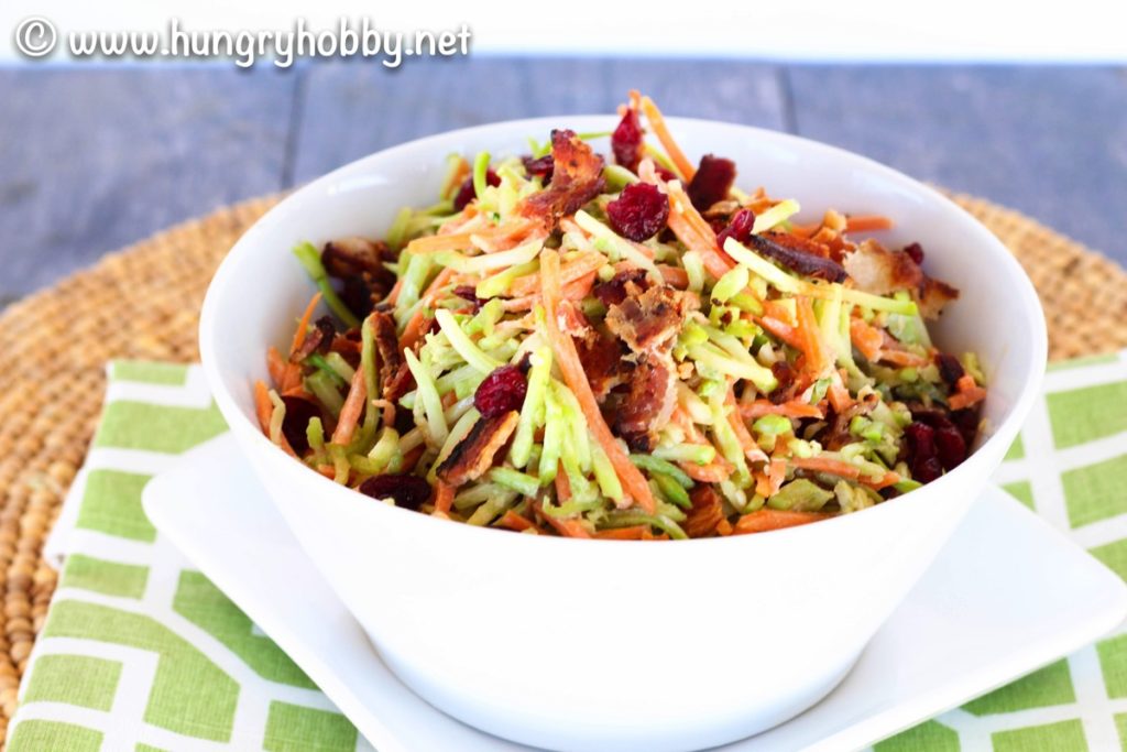 Dairy Free Bacon Broccoli Slaw