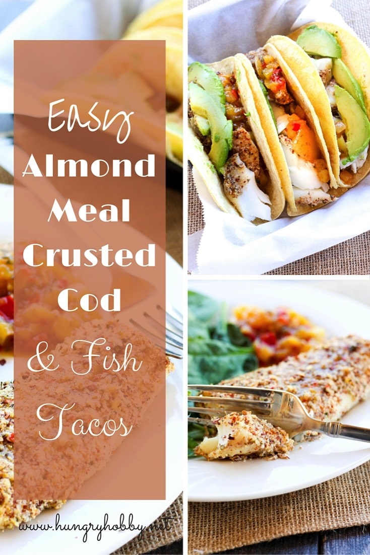 Almond Meal Crusted Cod Fish Tacos