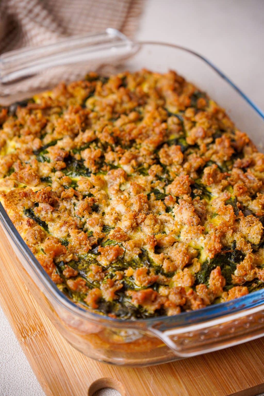 Healthy Breakfast Casserole - Hungry Hobby