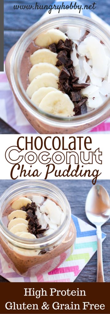 High Protein Chocolate Chia Pudding Gluten and Grain Free