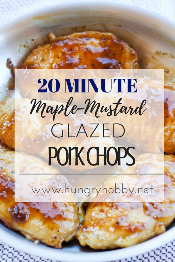 Maple Mustard Glazed Pork Chops