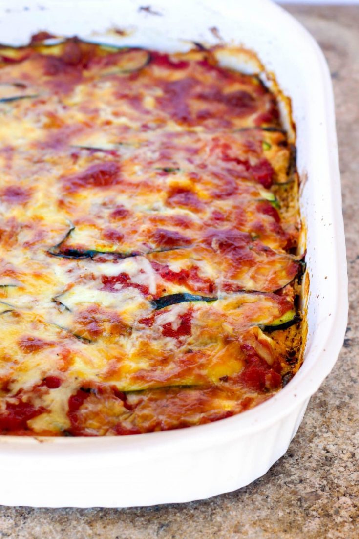 Zucchini Noodle Lasagna With Italian Chicken Hungry Hobby