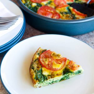 Tomato and Goat Chees Quiche