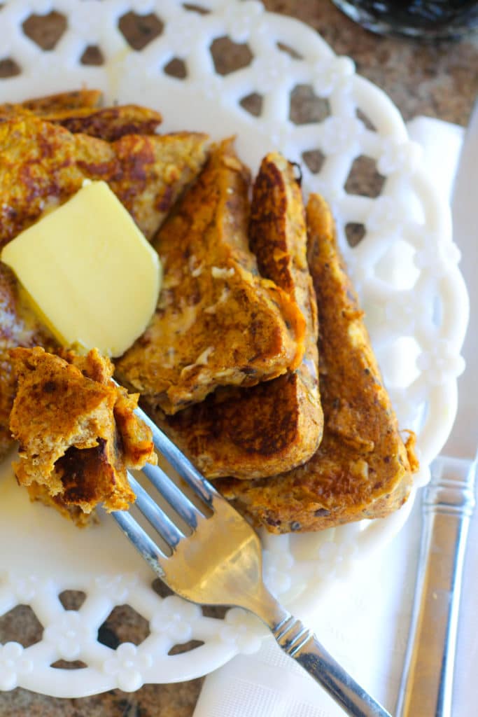Healthy High Protein Pumpkin French Toast Hungry Hobby
