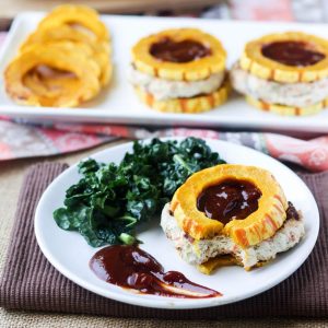 Paleo Autumn Turkey Burgers with Delicata Squash Buns