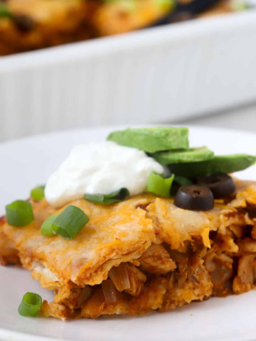 thanksgiving turkey enchilada casserole