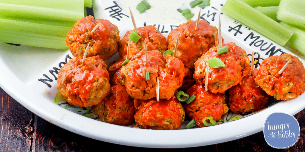 Gluten Free Buffalo Chicken Meatballs