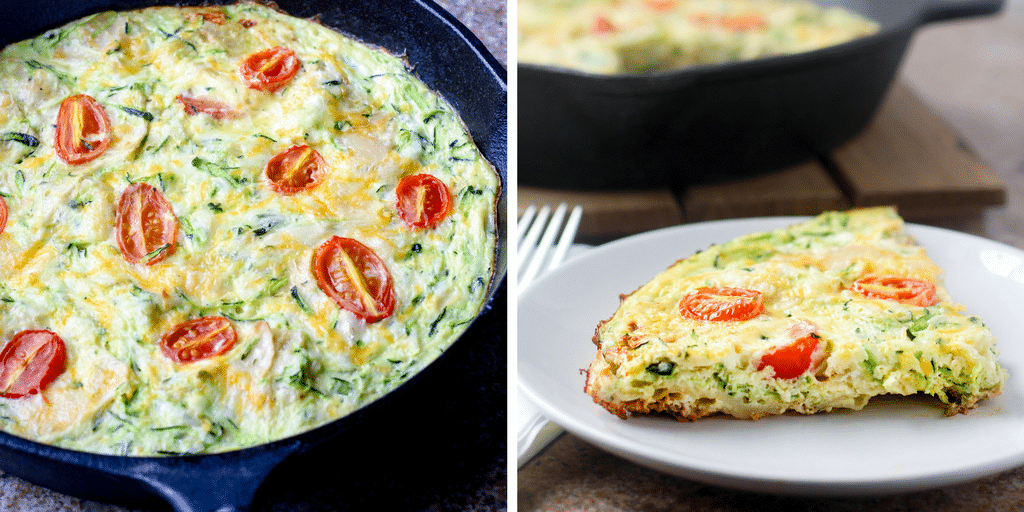 Cheesy Zucchini Tortilla Quiche Gluten Free, Healthy