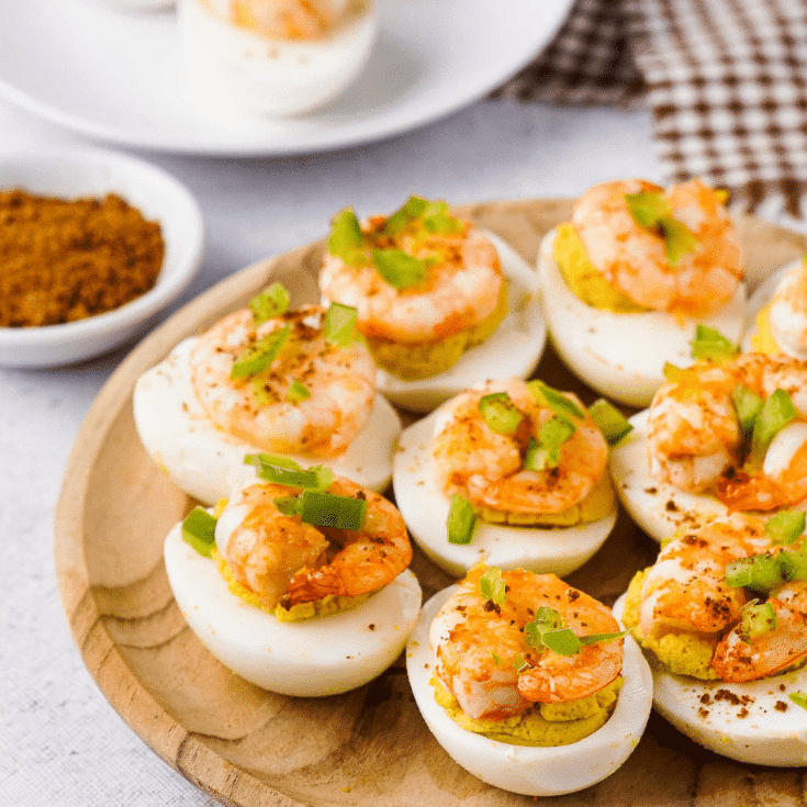 Cajun Shrimp Deviled Eggs