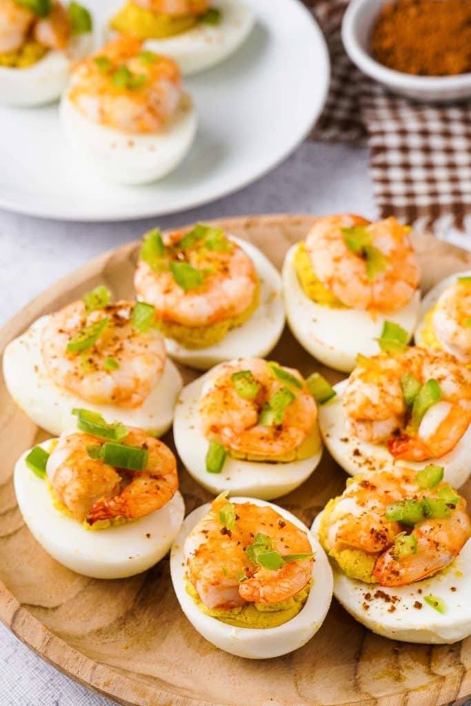 Cajun Shrimp Deviled Eggs