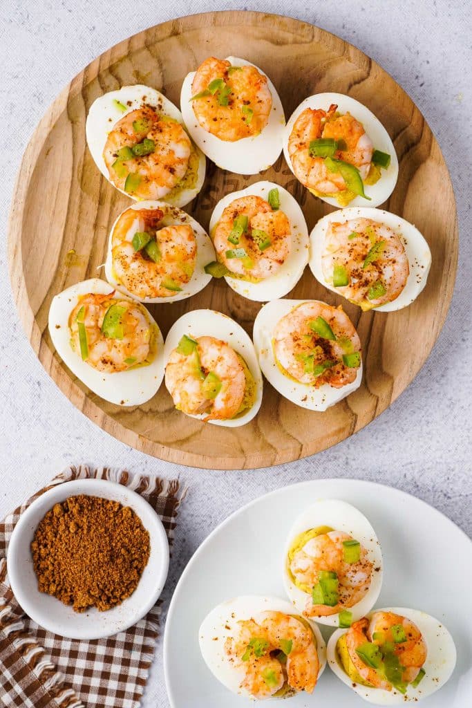 Cajun Shrimp Deviled Eggs