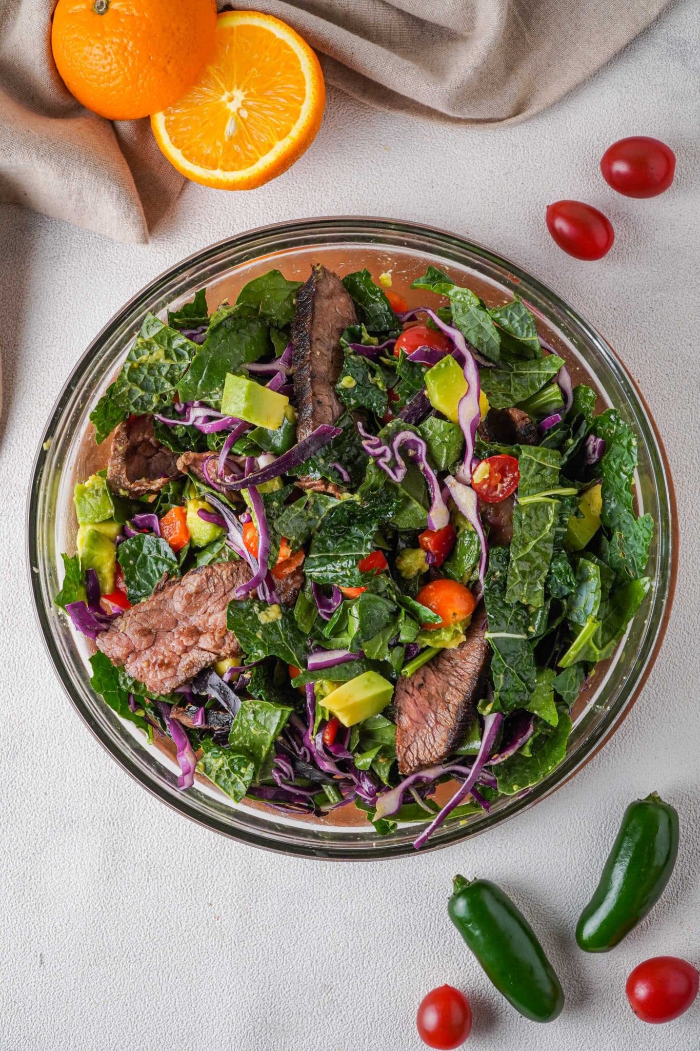 carne asada salad