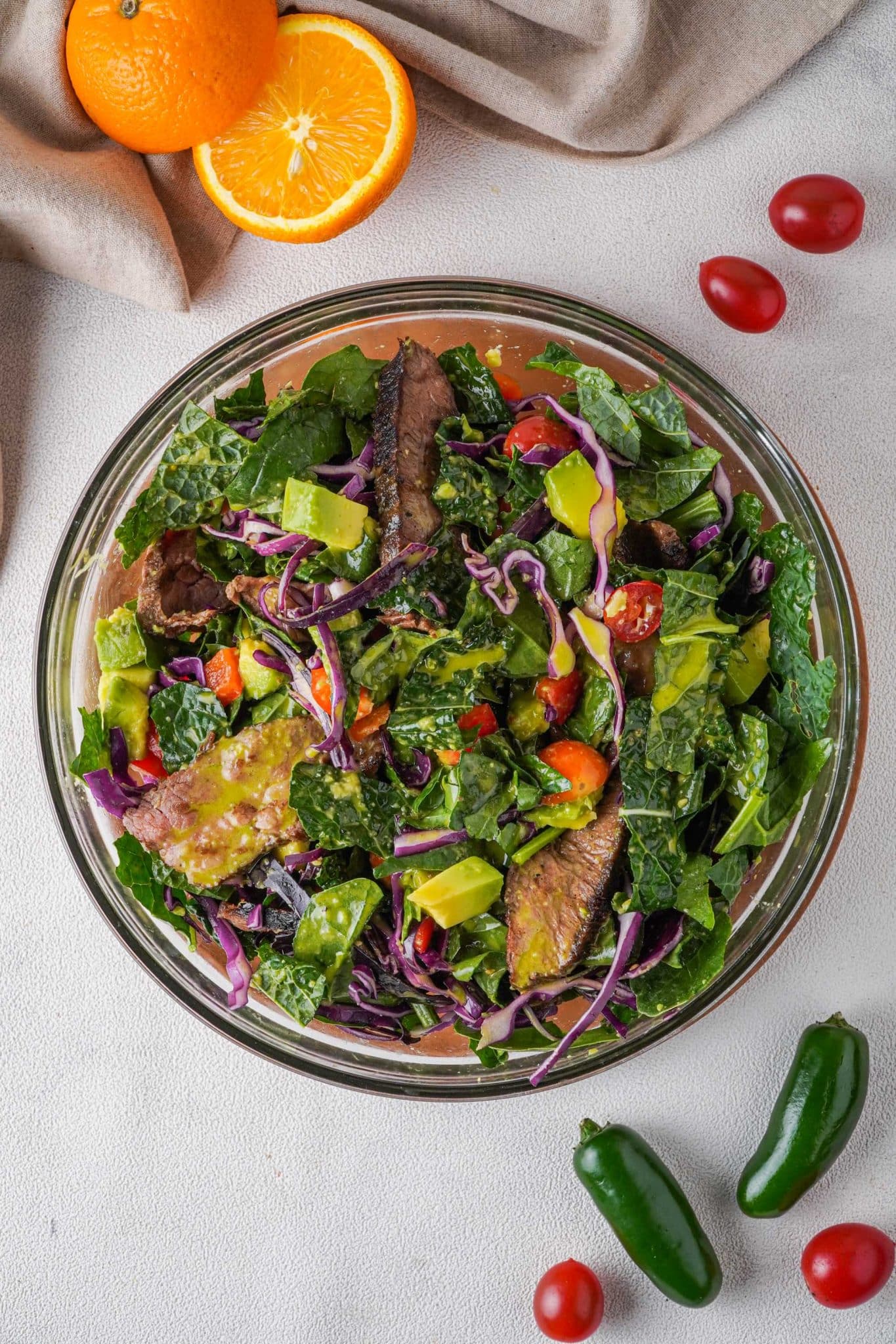 carne asada salad