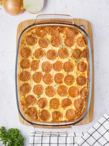 caulfilower pizza casserole