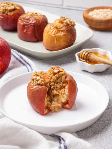 stuffed baked apples pin