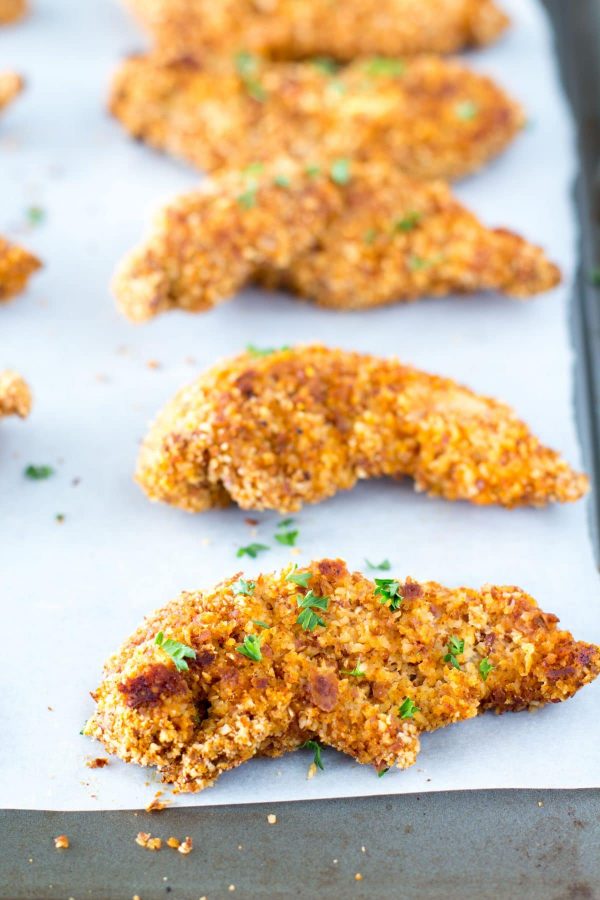 Oven-Fried Paleo Chicken Tenders