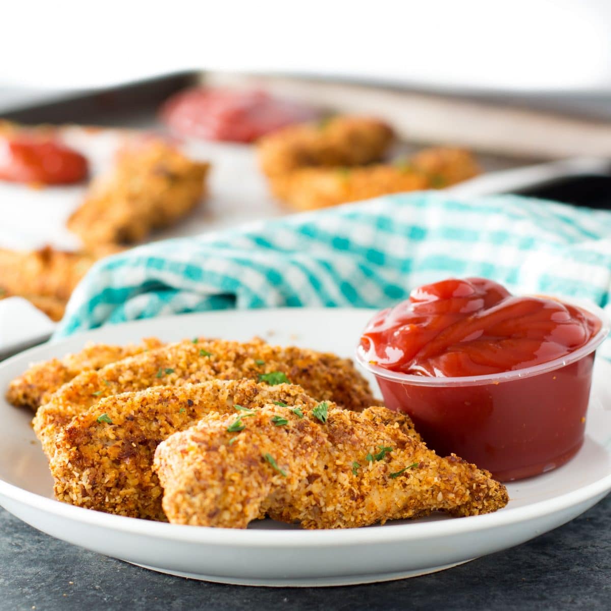 Air Fryer Chicken Tenders - No Breading - Hungry Hobby