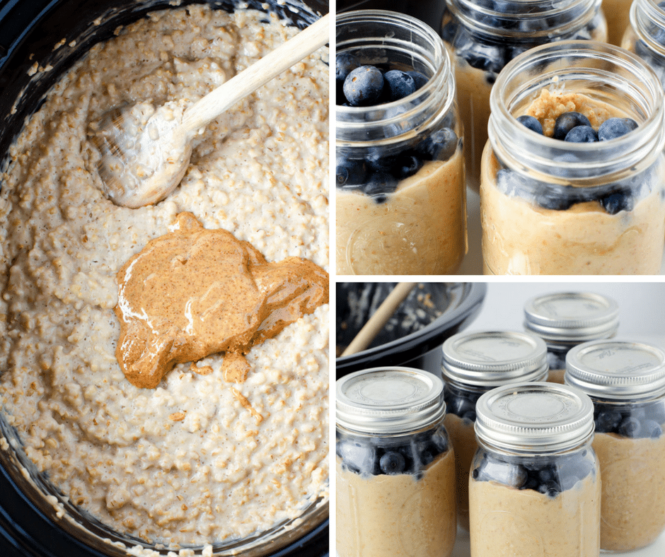 Overnight Slow Cooker Steel Cut Oats in a Jar - Making Thyme for Health