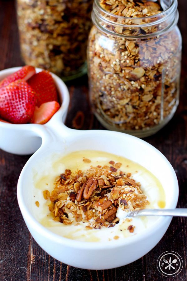 Healthy Slow Cooker Granola (Gluten & Dairy Free)