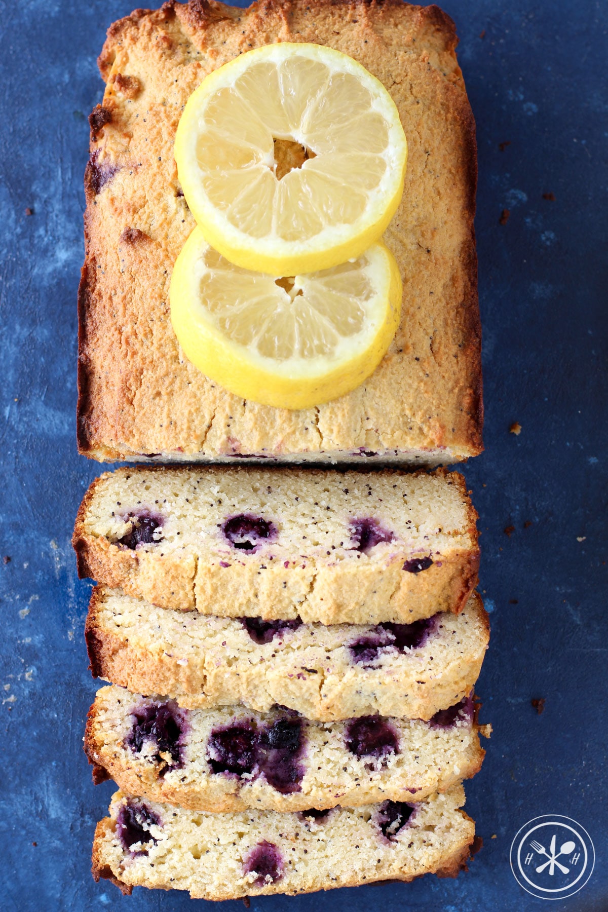 Healthy Blueberry Lemon Poppyseed Bread